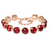 Bracelet "Edems (Scarlet)" with Swarovski™ crystals
